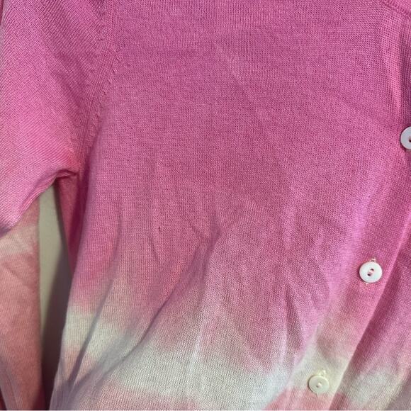 NWT Cashmere 390 and Cake Pink Ombre Heart Sweater Small - Picture 10 of 15
